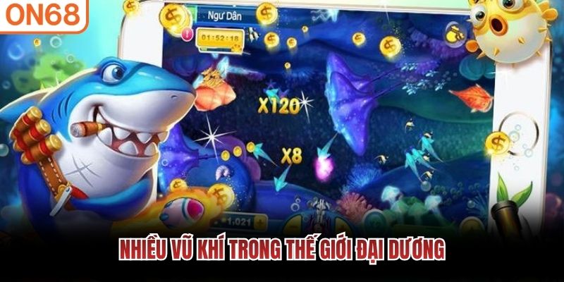 Nhiều vũ khí trong thế giới đại dương